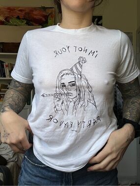 Billie eilish I’m not your party favor concert tee